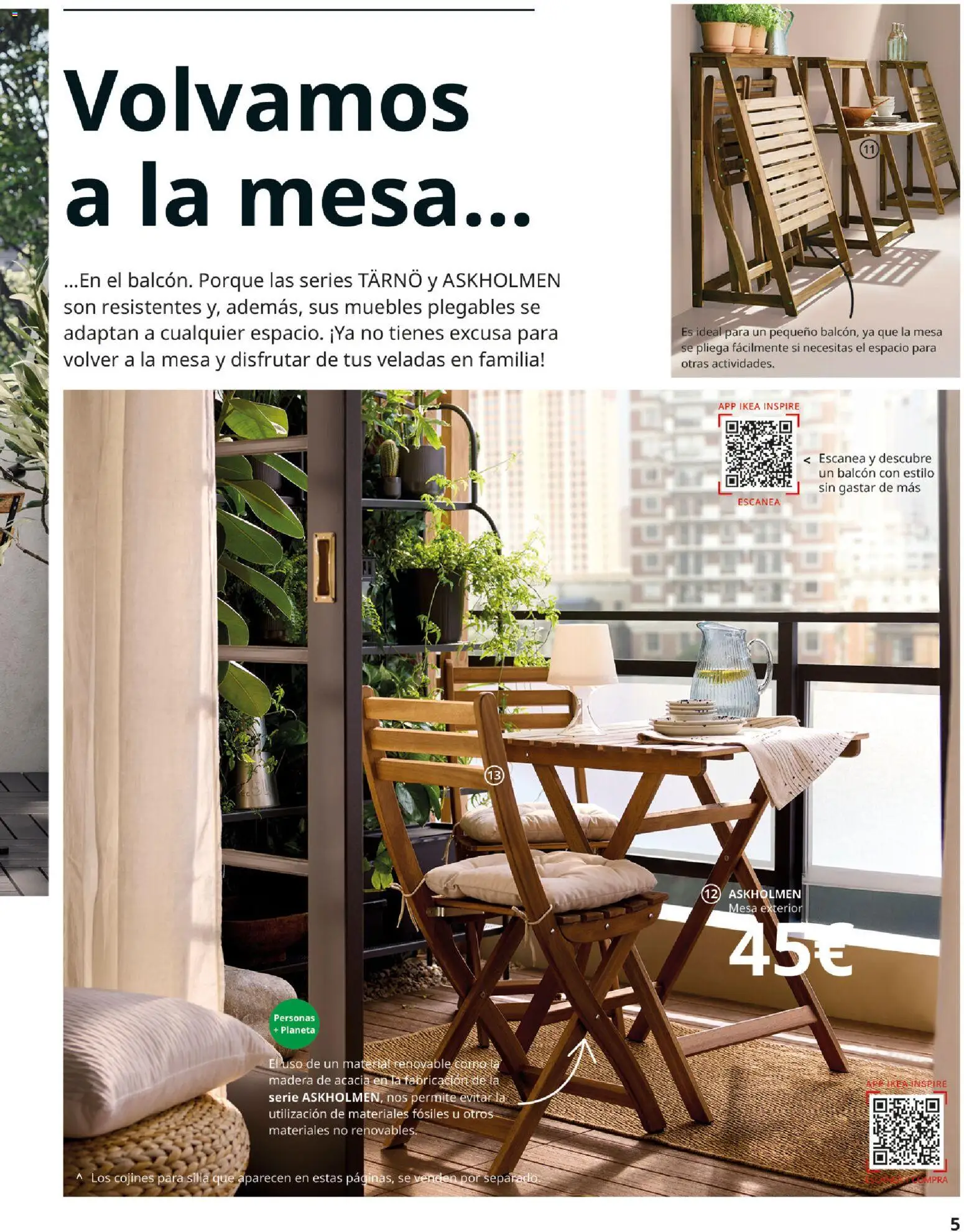 Catálogo IKEA Muebles de exterior - Página de 5 - Válido desde 17/12/2025