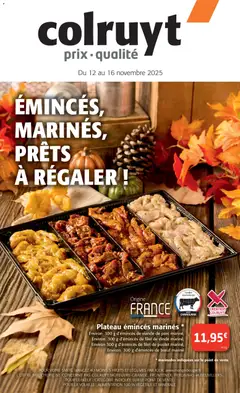 Aperçu Colruyt catalogue Émincés, marinés, prêts à régaler  valable à partir du 12/11/2025