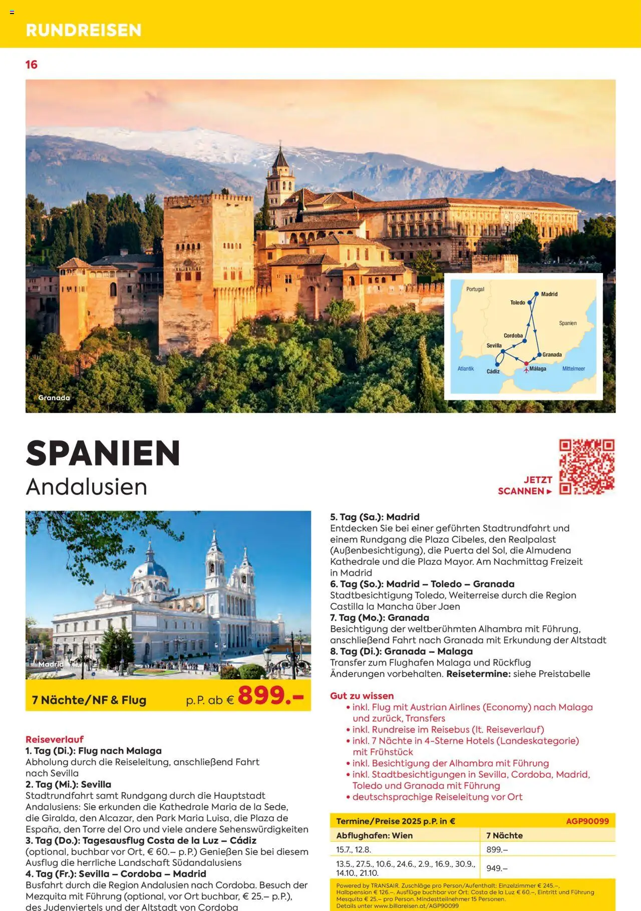 Billa Rundreise Highlights - page 16- valid from 03.06.2025