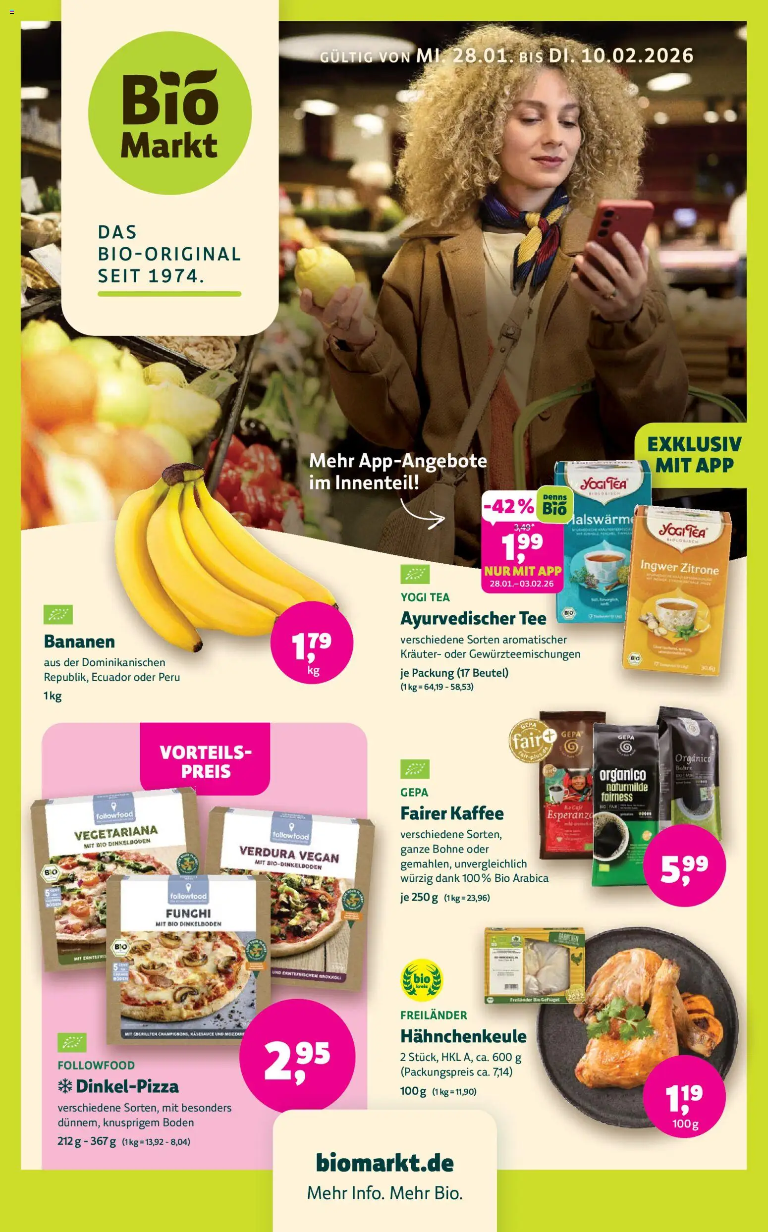 BioMarkt Prospekt - Seite 1 - gültig ab 28.01.2026