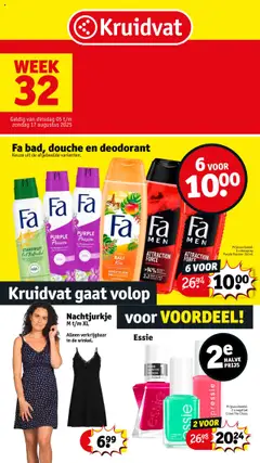Kruidvat folder week 32 geldig vanaf 05/08/2025