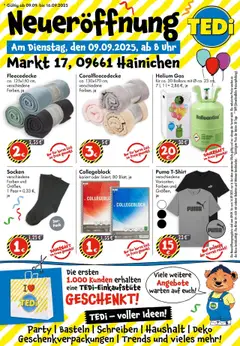 Vorschau TEDi - Neueröffnung in Hainichen gültig ab 09.09.2025