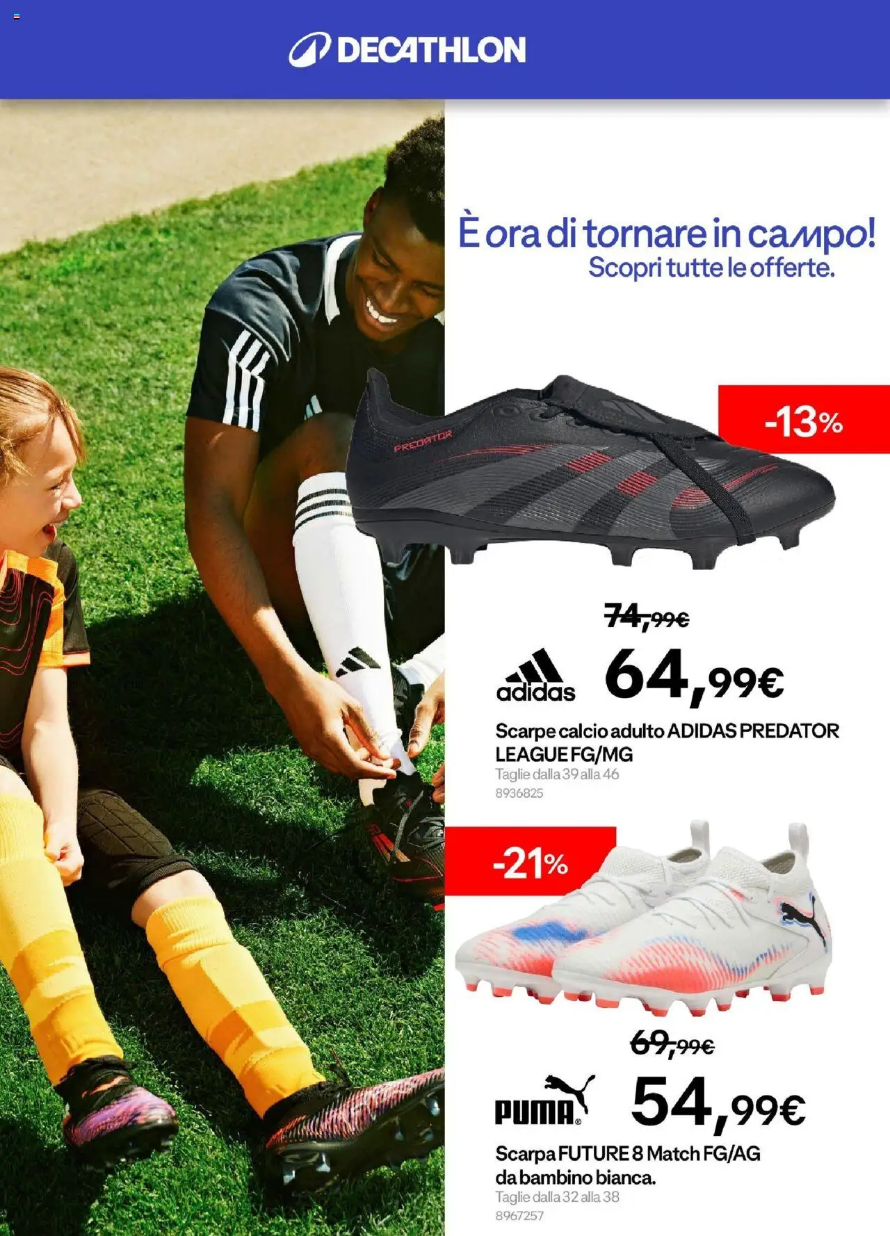 Volantino Decathlon	 - pagina 1 - valido dal 31/08/2025
