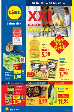 Vorschau Lidl Aktionen gültig ab 16.10.2025