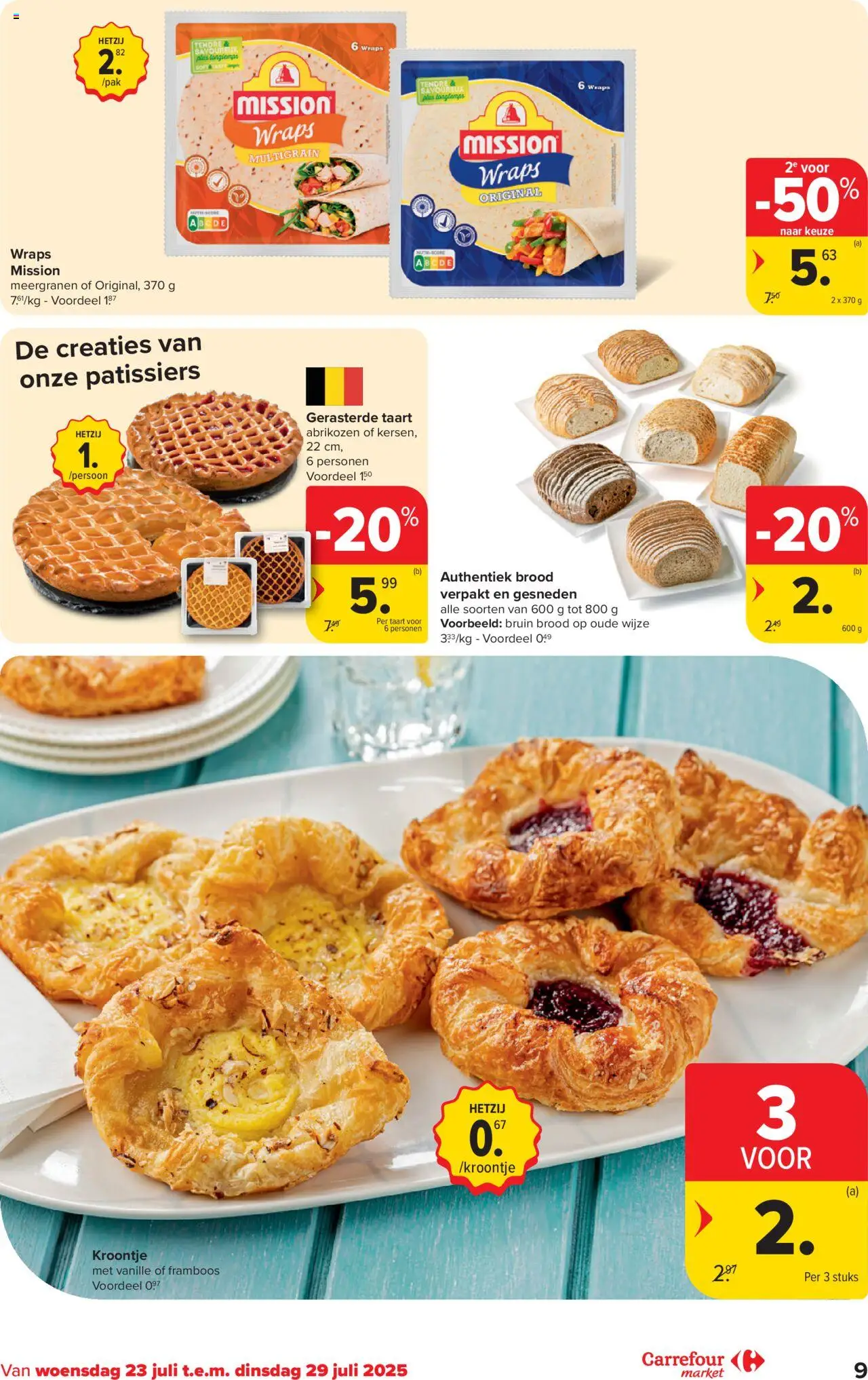 Carrefour - Market Promoties  - pagina 9- geldig vanaf 23/07/2025