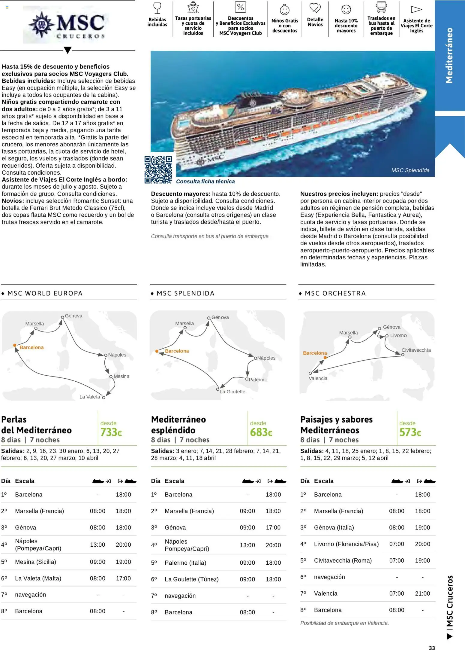Viajes El Corte Inglés Cruceros marítimos - Página de 34 - Válido desde 01/01/2026