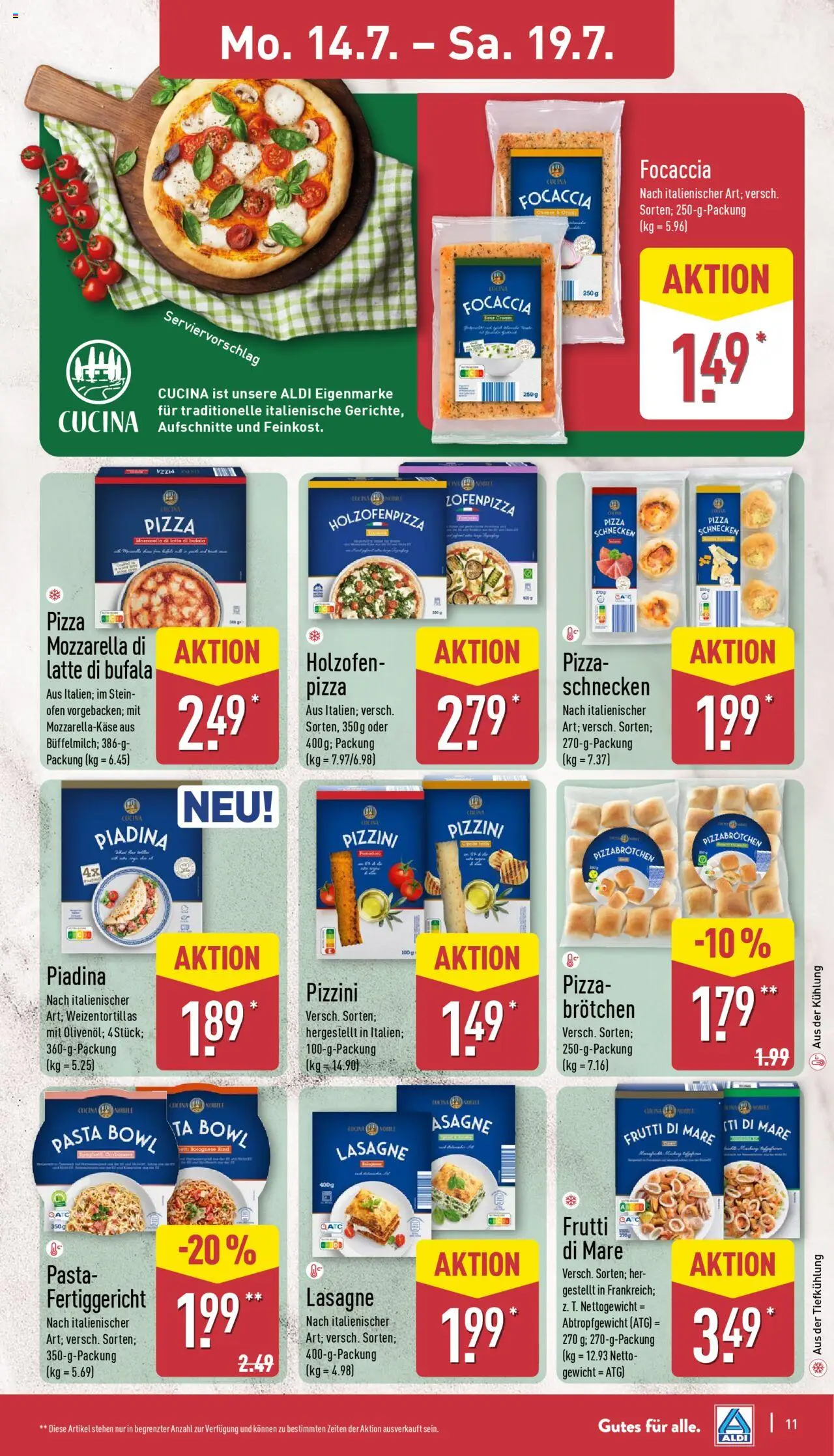 Aldi Prospekt 	 - Seite 11 - gültig ab 14.07.2025