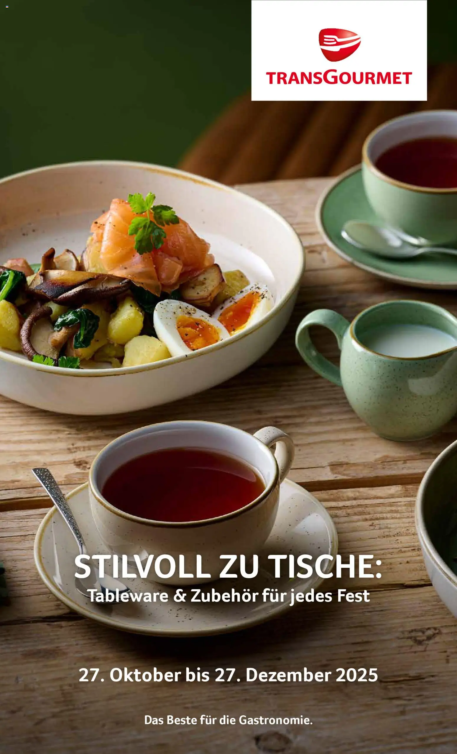 Transgourmet Stilvoll zu Tische - Seite 1- gültig ab 27.10.2025
