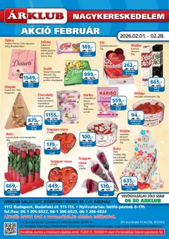 Előnézet ÁRKLUB Akciós újság érvényes 2026.02.01.-tól