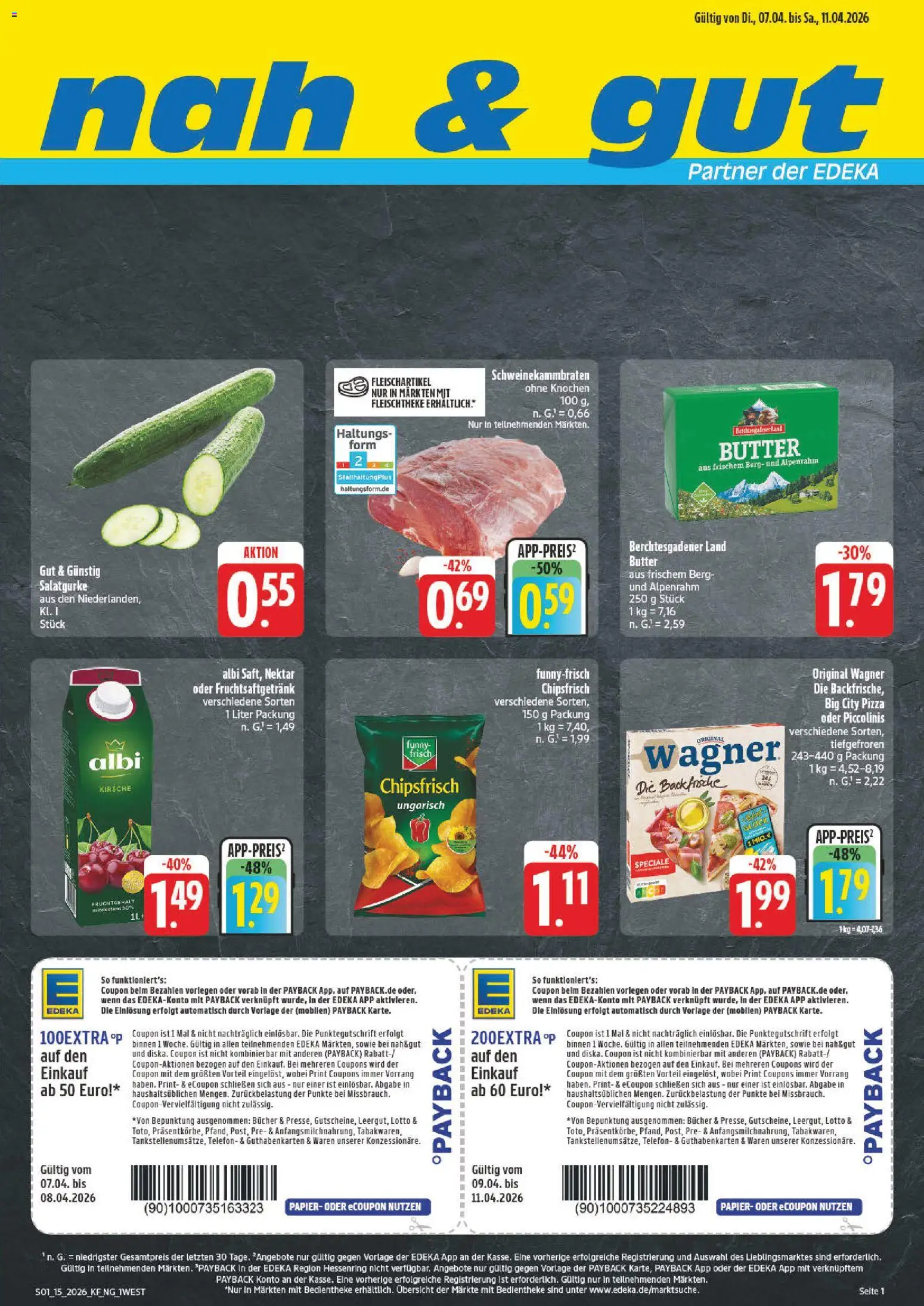 nah & gut Prospekt 	 - Seite 1 - gültig ab 07.04.2026