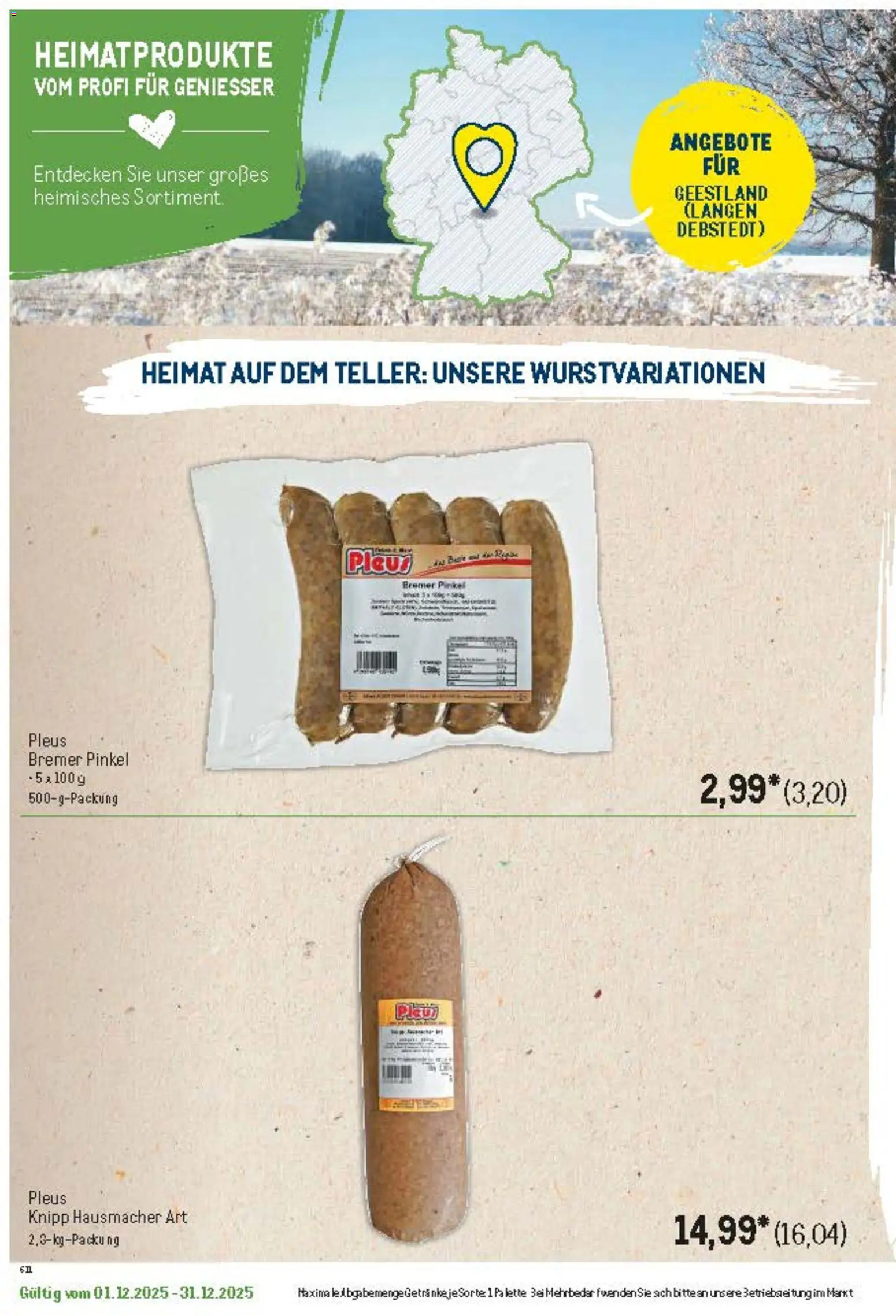 Metro Regionaler Flyer - Seite 6 - gültig ab 01.12.2025