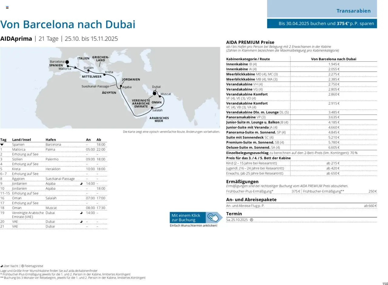 Aida Prospekt Winter 2025/26 - Seite 150 - gültig ab 01.10.2025