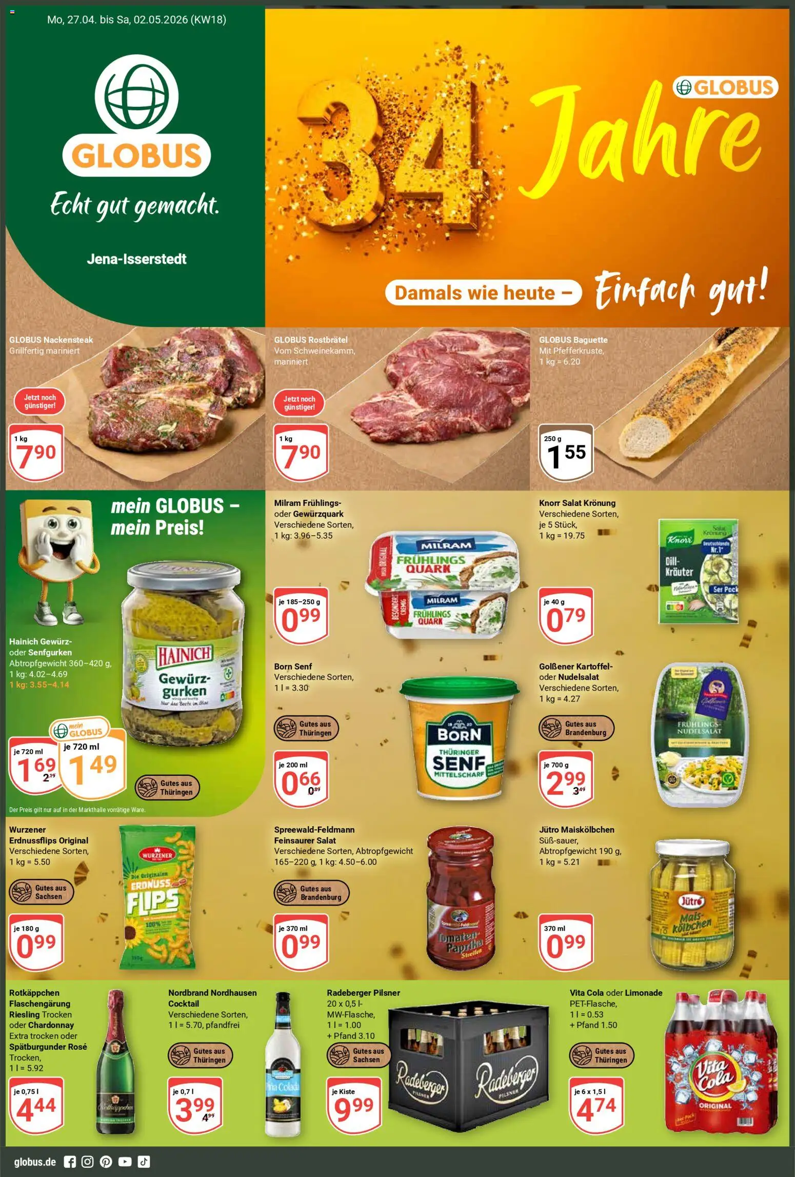 Globus Prospekt 	 - Seite 1 - gültig ab 27.04.2026