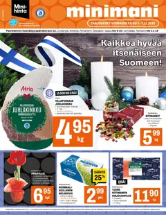 Esikatselu Minimani tarjoukset voimassa alkaen 03/12/2025