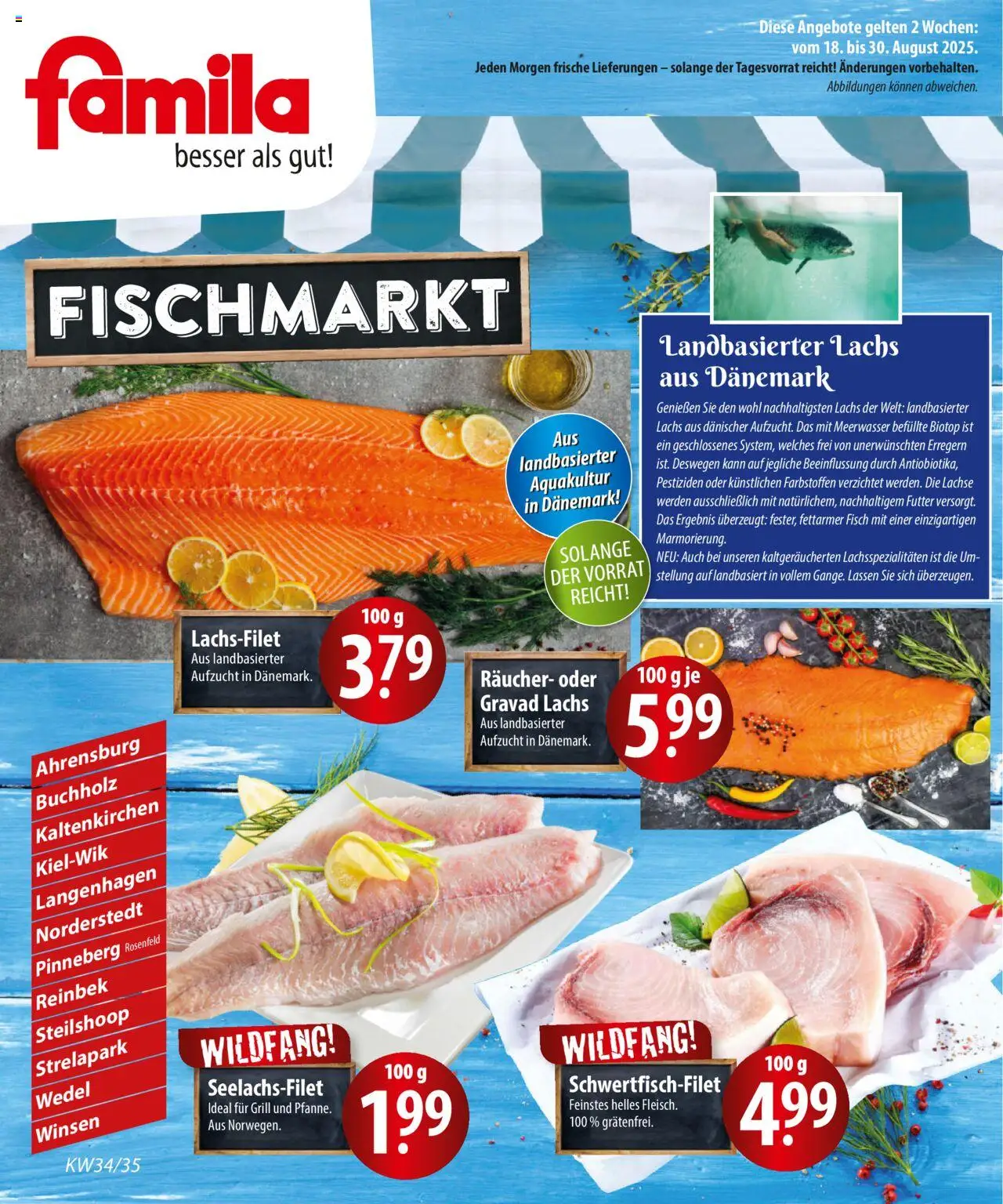 Famila  Fischmarkt - Seite 1 - gültig ab 18.08.2025