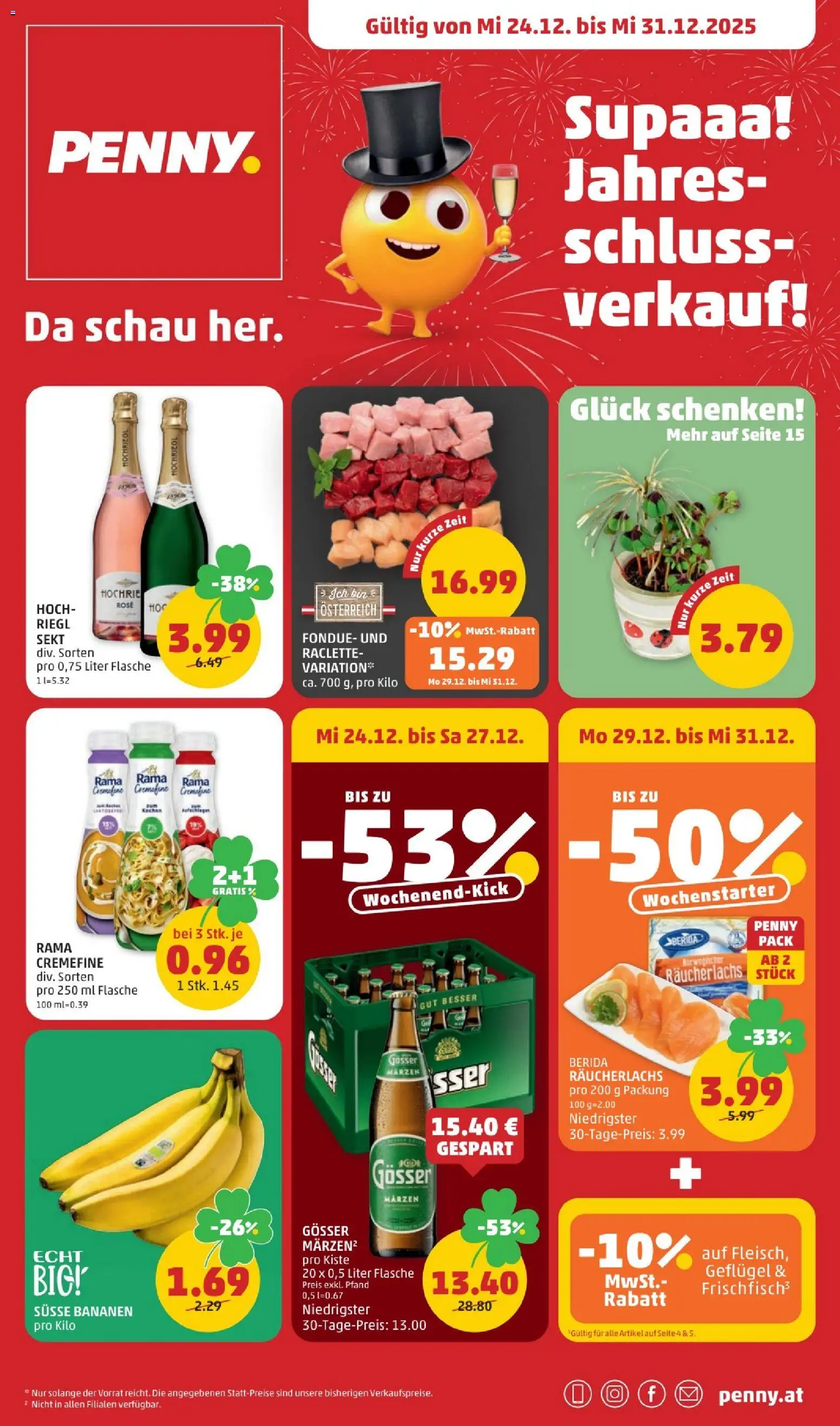 Penny Markt Flugblatt - Seite 1- gültig ab 24.12.2025