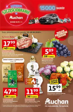 Podgląd Auchan Gazetka - Wielkie przeboje cenowe Hipermarket ważny od 23.10.2025
