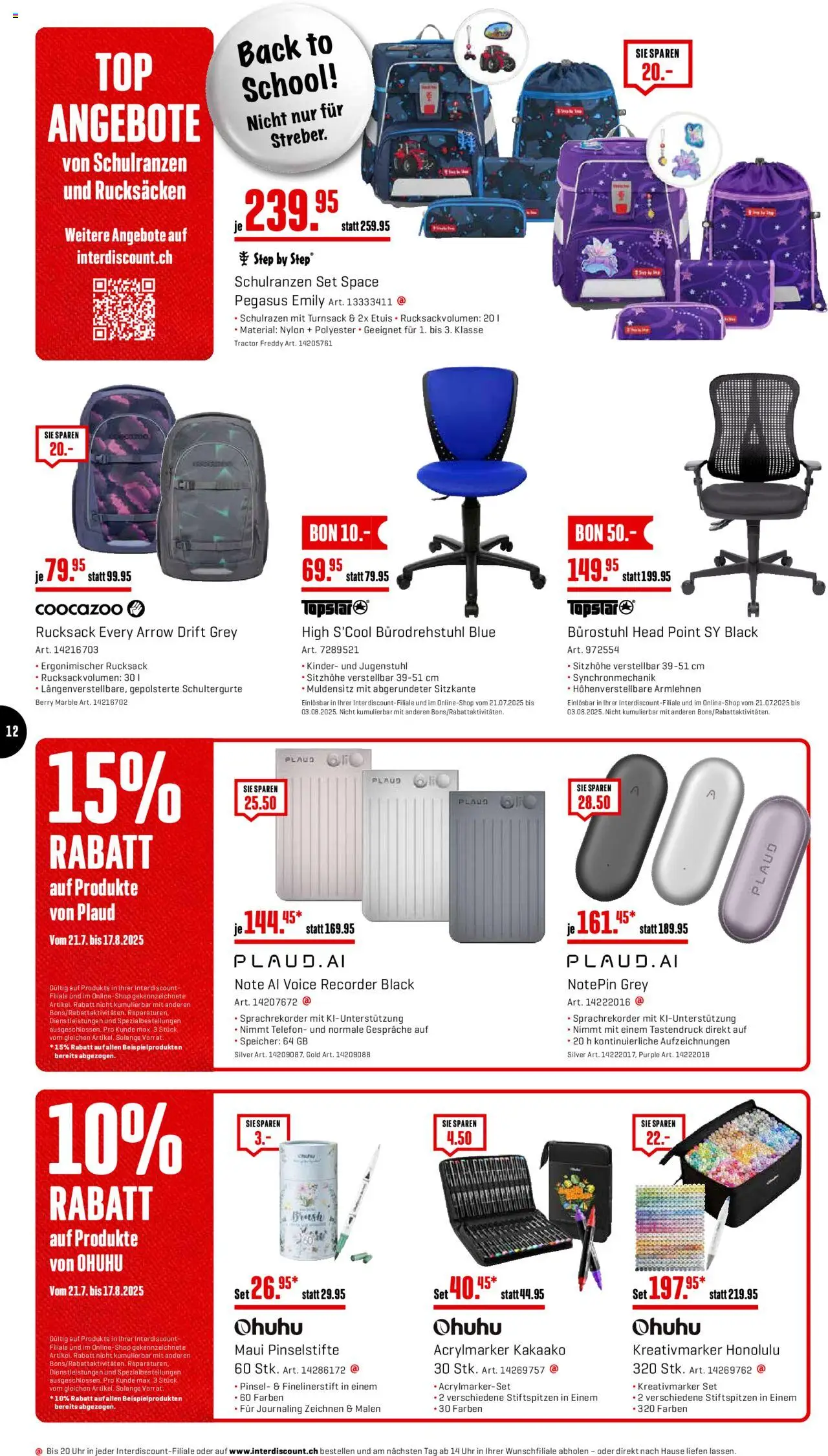 Interdiscount Aktionen - Seite 12- gültig ab 21.07.2025