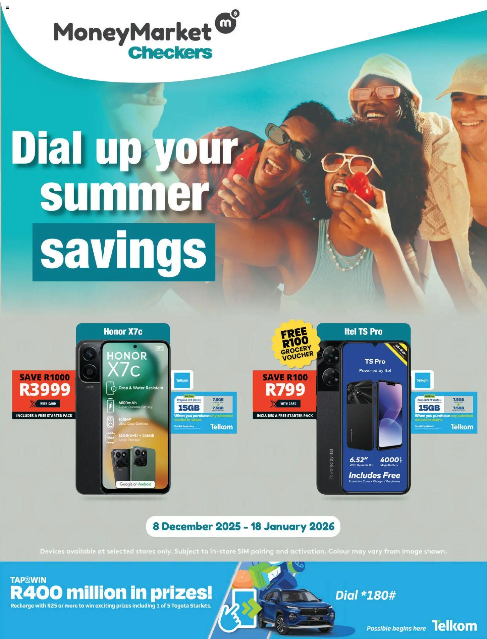 Checkers - Money Market Summer Promotion - page 1- valid from 08/12/2025
