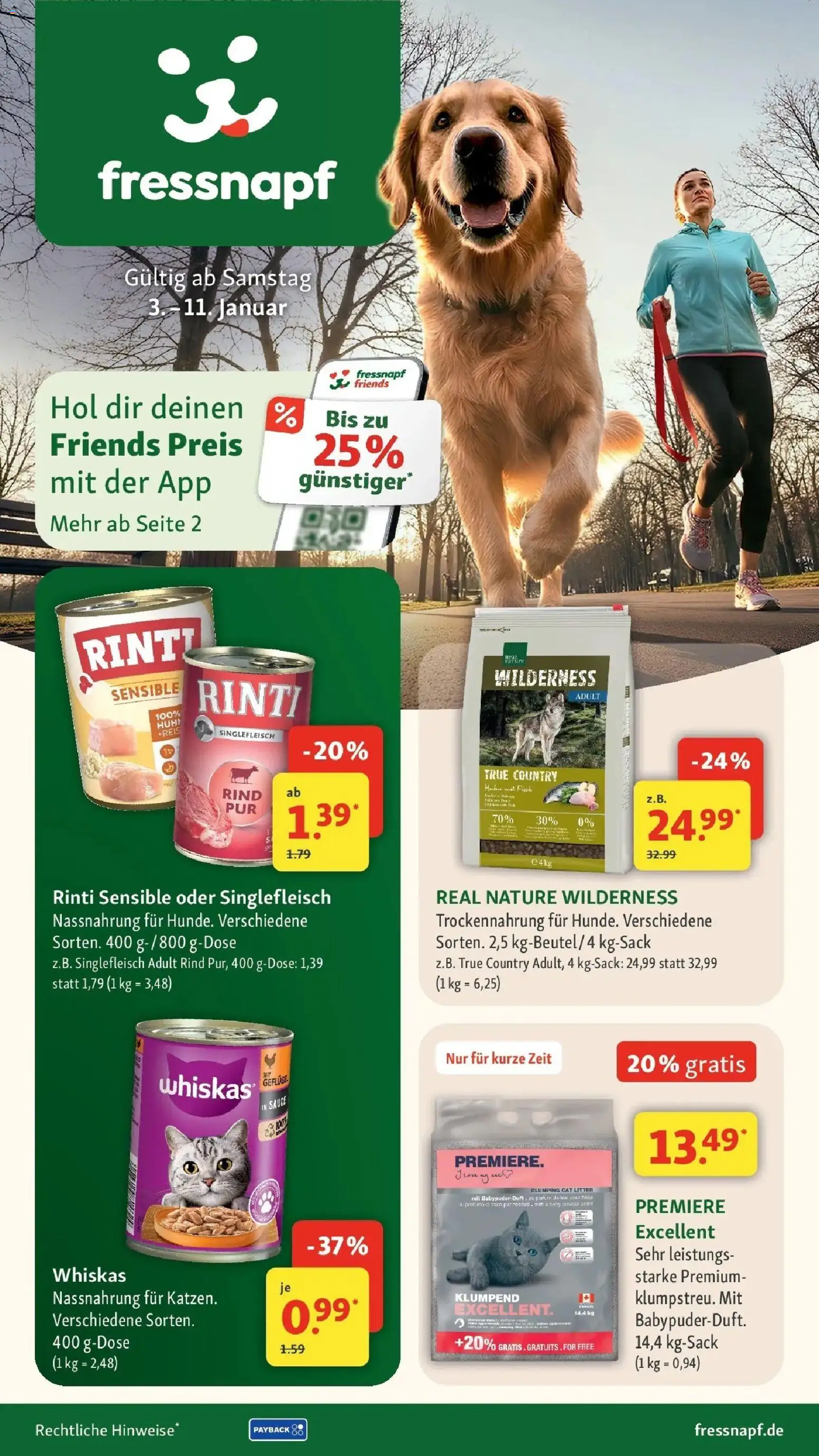 Fressnapf Prospekt - Seite 1 - gültig ab 03.01.2026