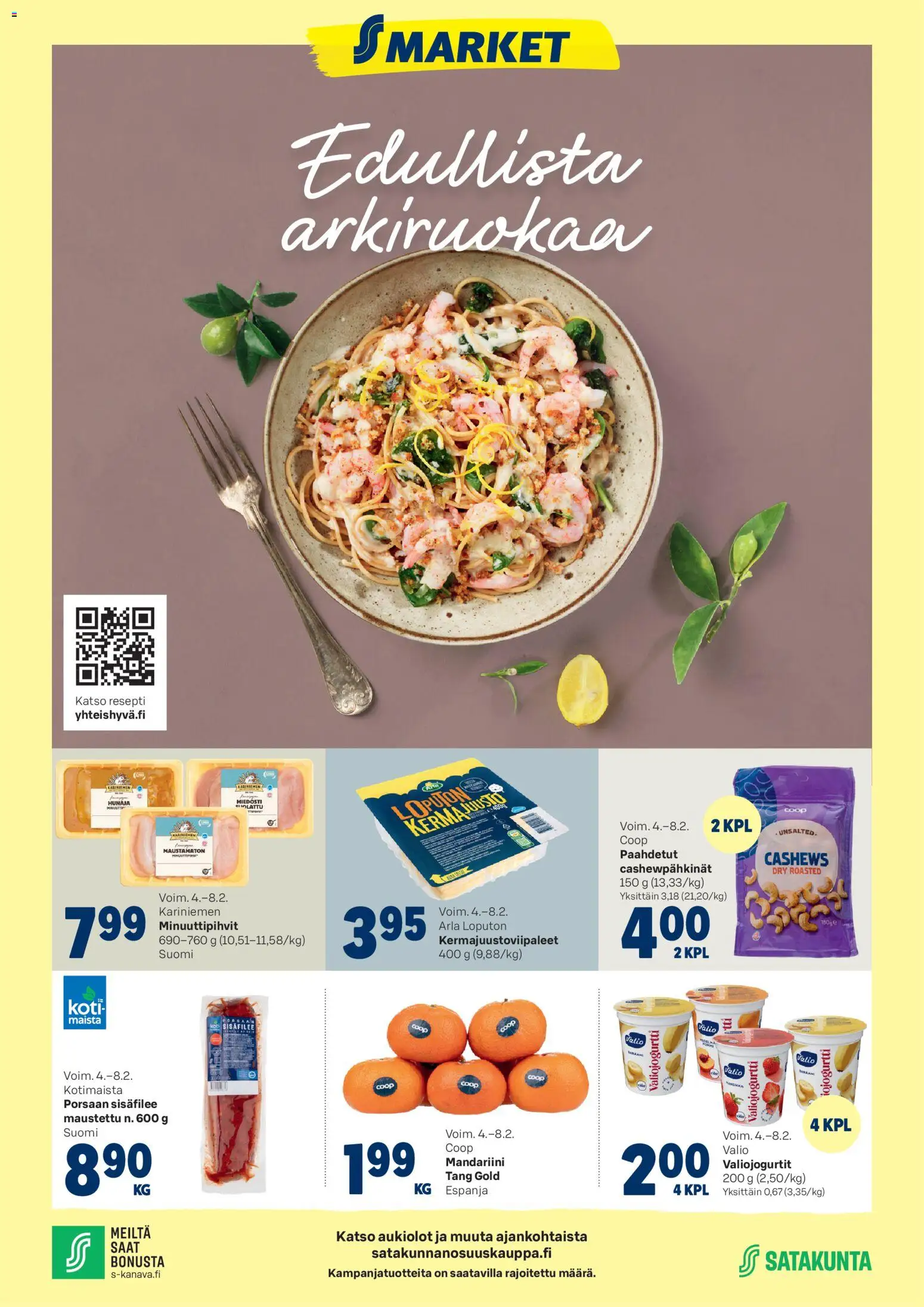 S-market tarjoukset - sivu 1- voimassa alkaen 04/02/2026