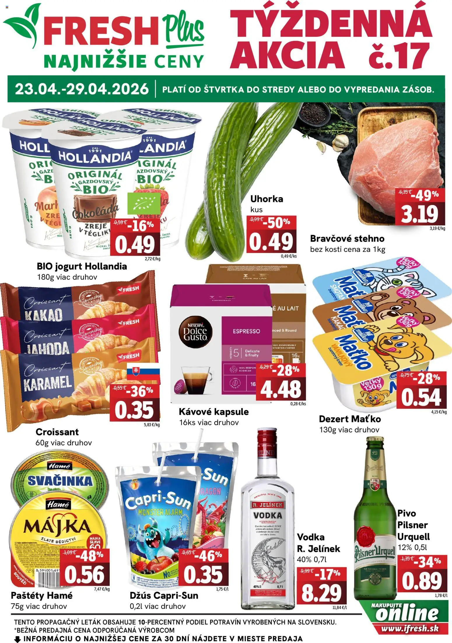Fresh leták - strana 1- platný od 23.04.2026