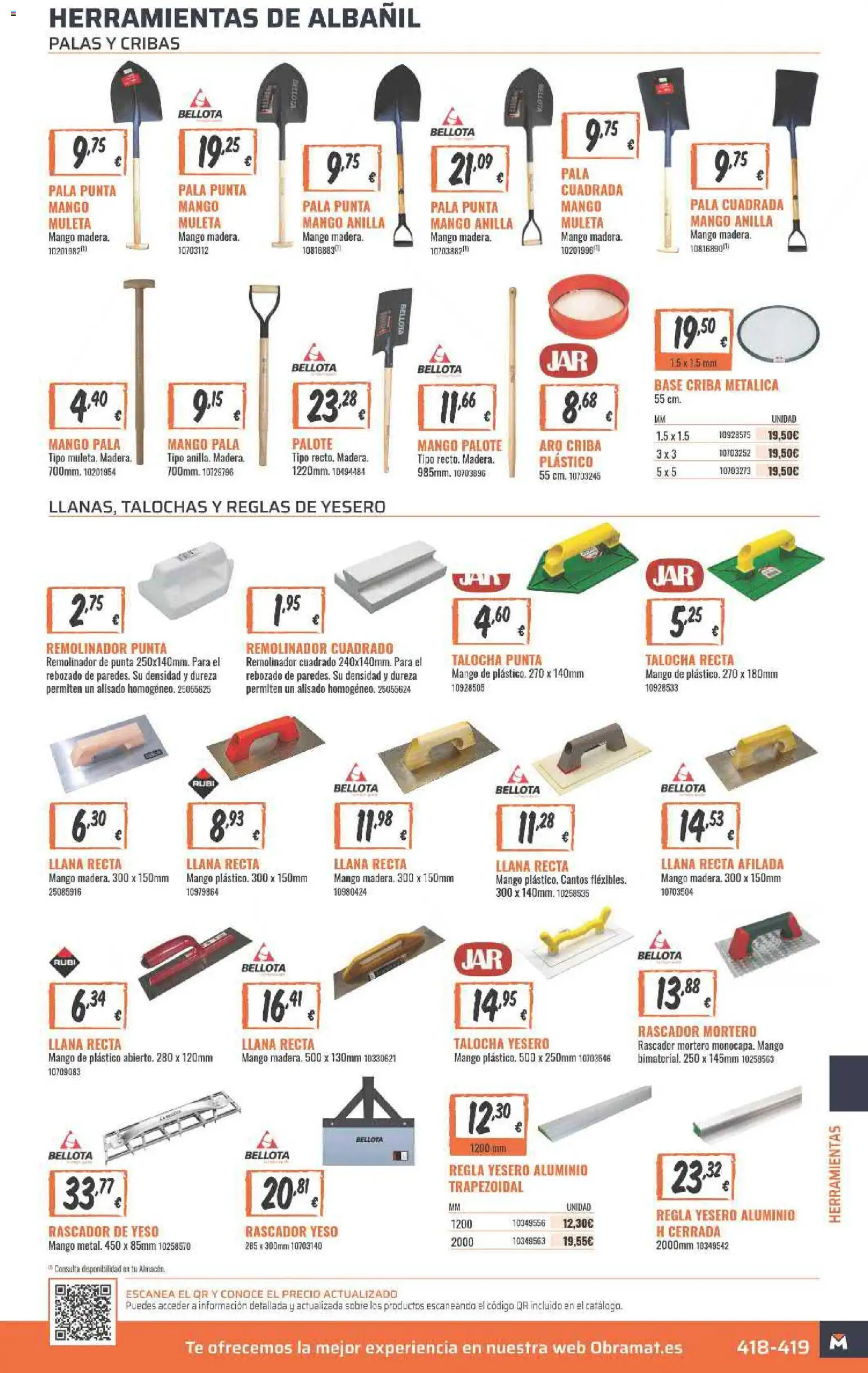 Obramat folleto - Página de 419 - Válido desde 23/03/2026