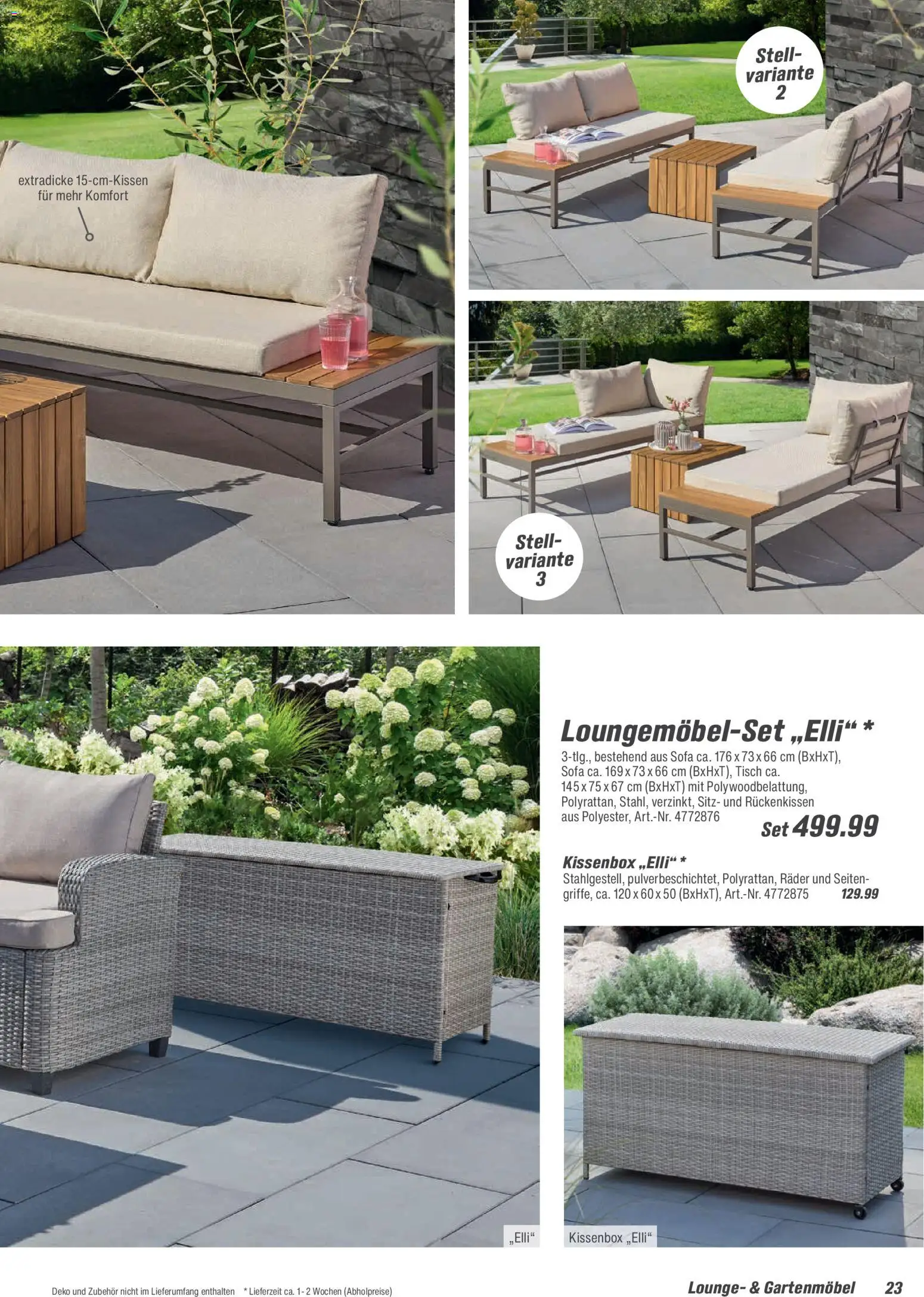 Toom Baumarkt  Gartenmöbel & Solar-Leuchten 2026 - Seite 23 - gültig ab 01.01.2026