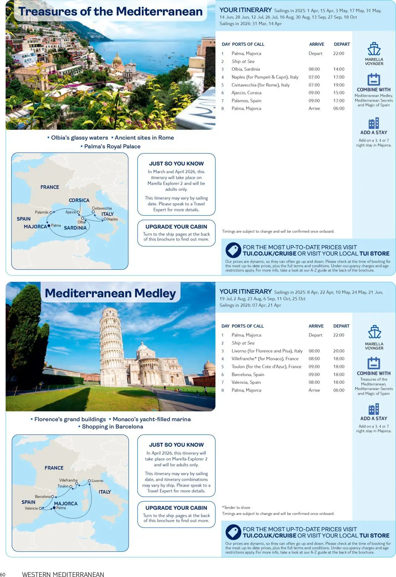 TUI - Marella Cruises - page 60- valid from 01/11/2024