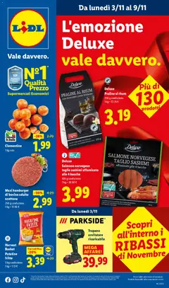 Anteprima Volantino Lidl	 valida dal 03/11/2025