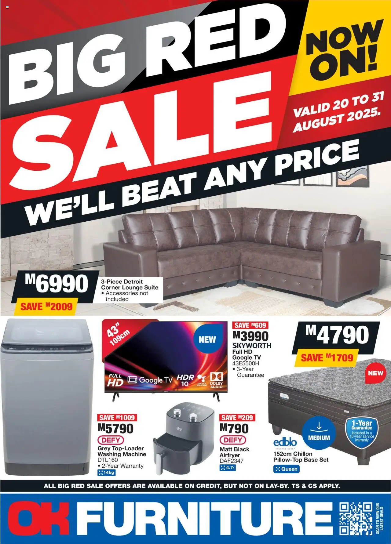 OK Furniture - Lesotho Specials - page 1- valid from 20/08/2025