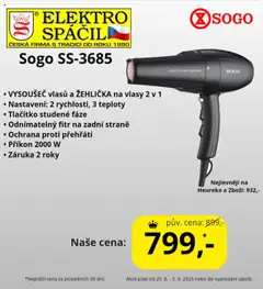 Náhled Elektro Spáčil leták - Slevy platný od 21.08.2025