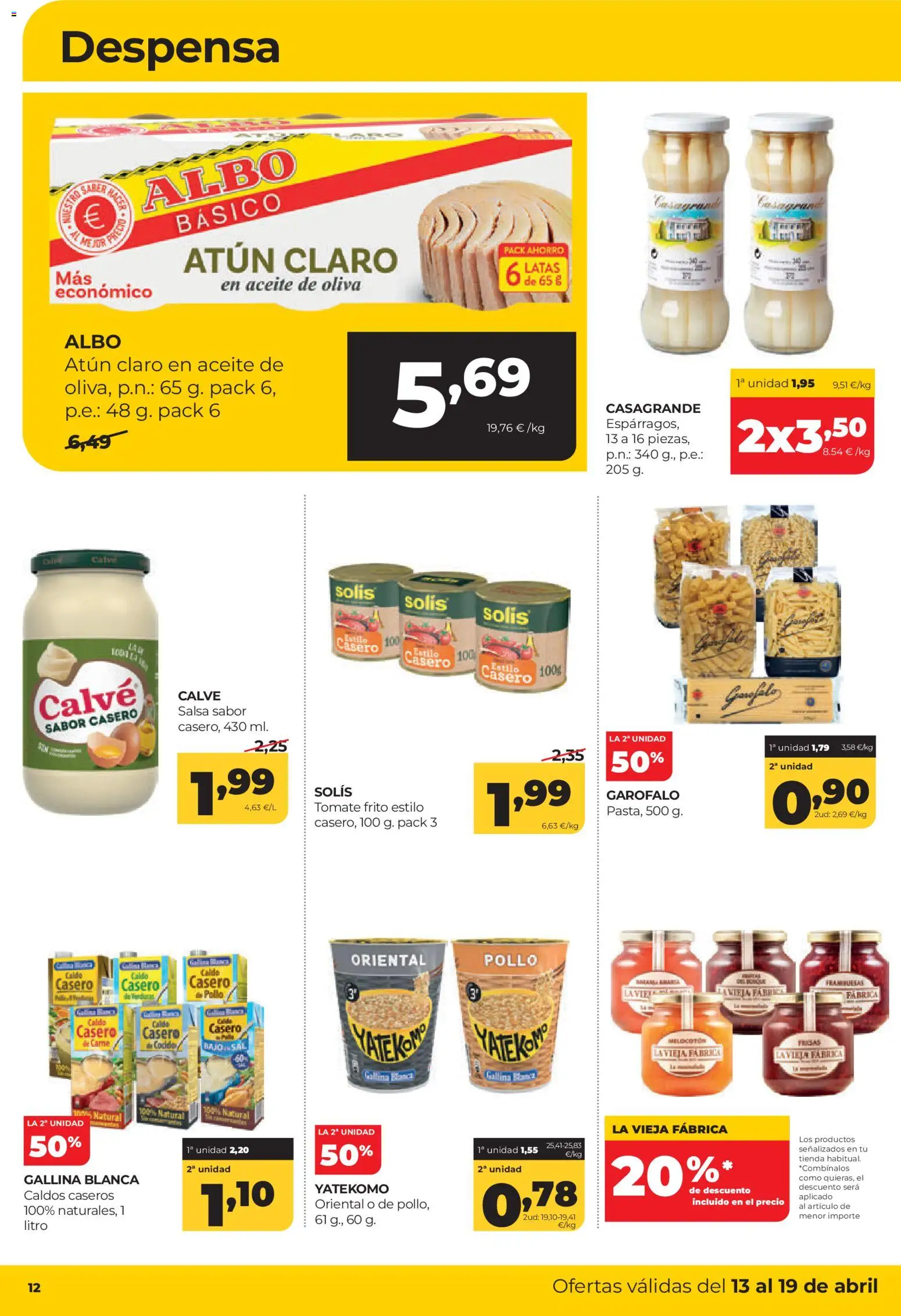 Alimerka folleto Asturias - Página de 12 - Válido desde 13/04/2026