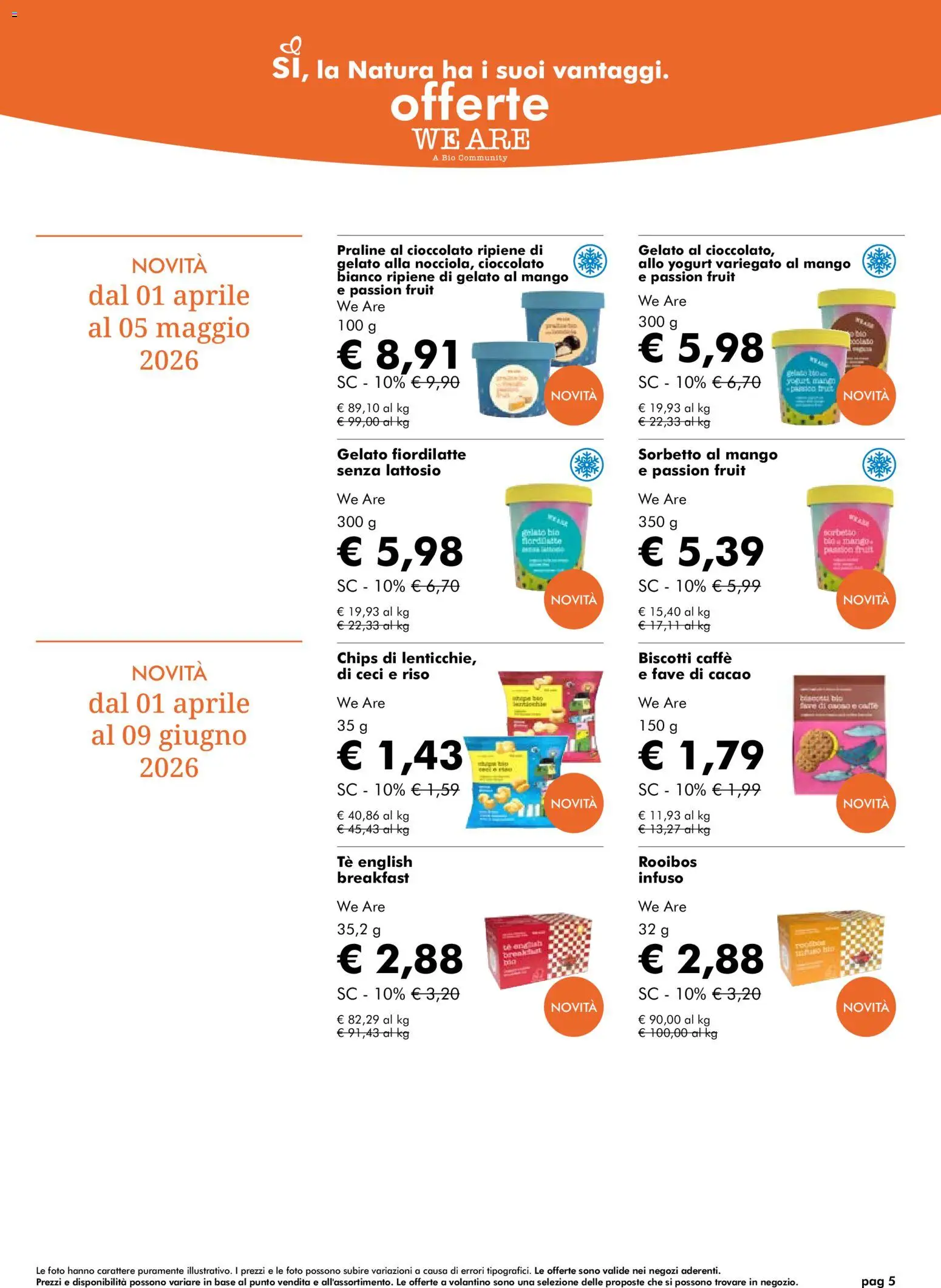 Natura Sì volantino - pagina 5 - valido dal 01/04/2026