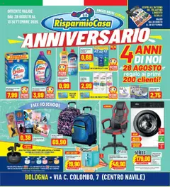 Anteprima RisparmioCasa Bologna catalogo valida dal 28/08/2025