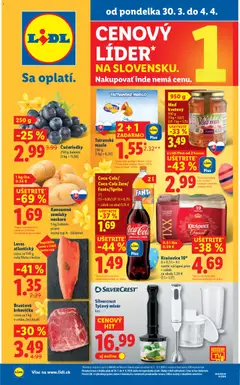Lidl leták platný od 30.03.2026