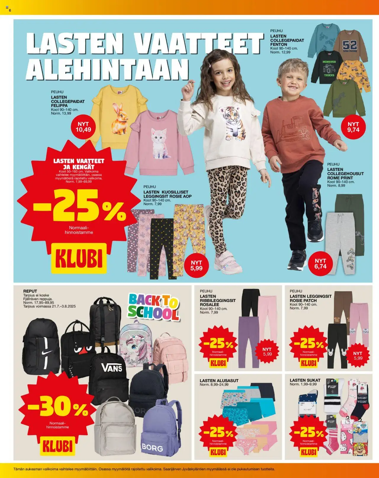 Tokmanni tarjoukset - sivu 6- voimassa alkaen 21/07/2025