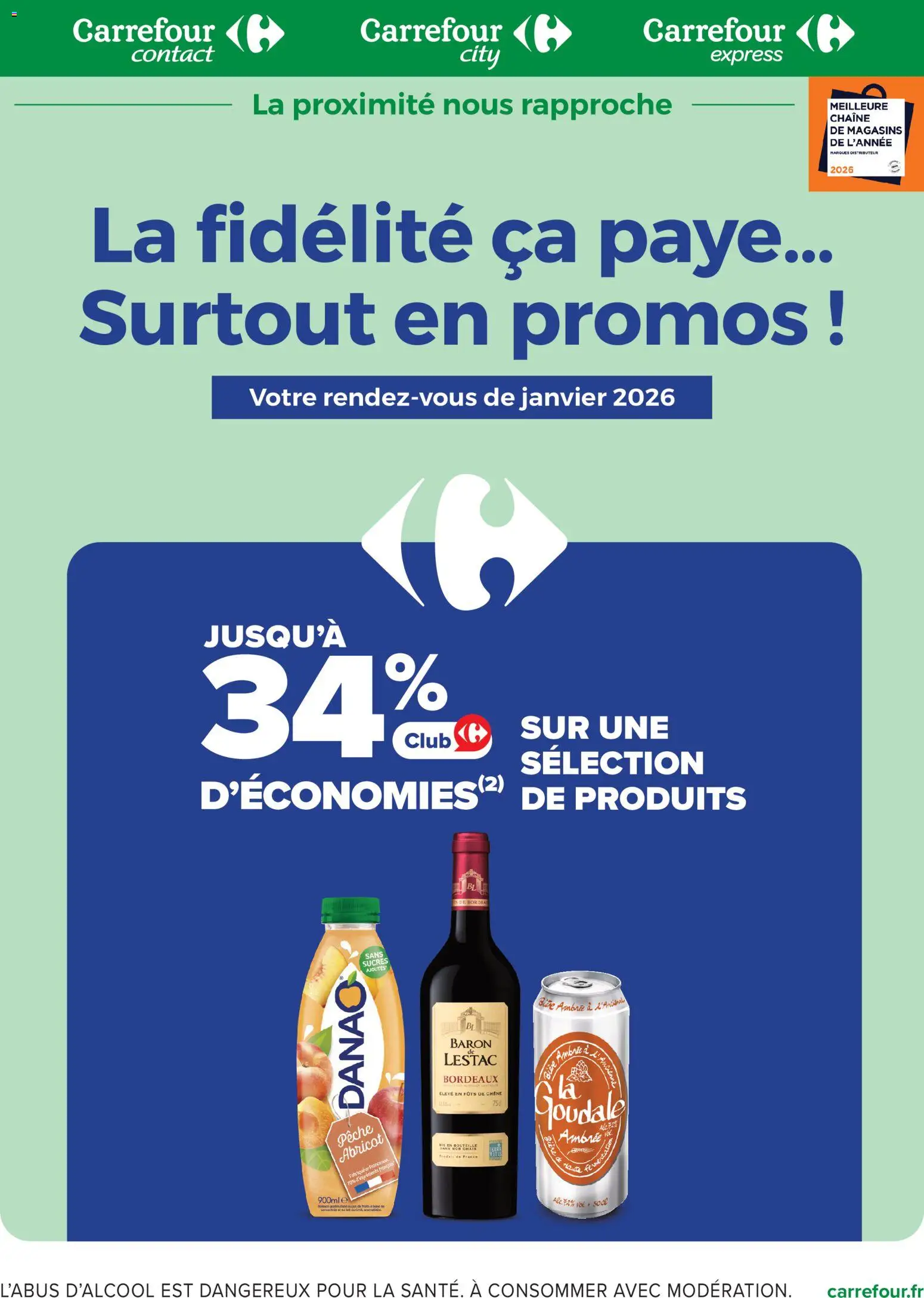 Carrefour contact catalogue - page 1 - valable à partir du 01/01/2026