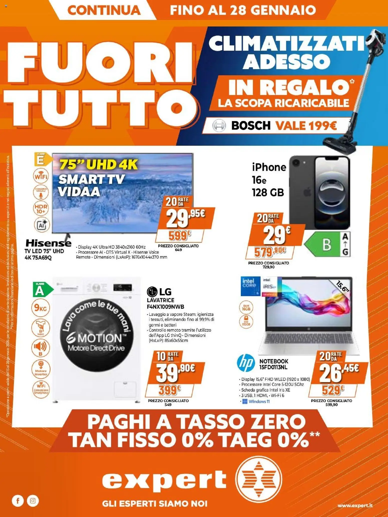 Volantino Expert	 - pagina 1 - valido dal 15/01/2026