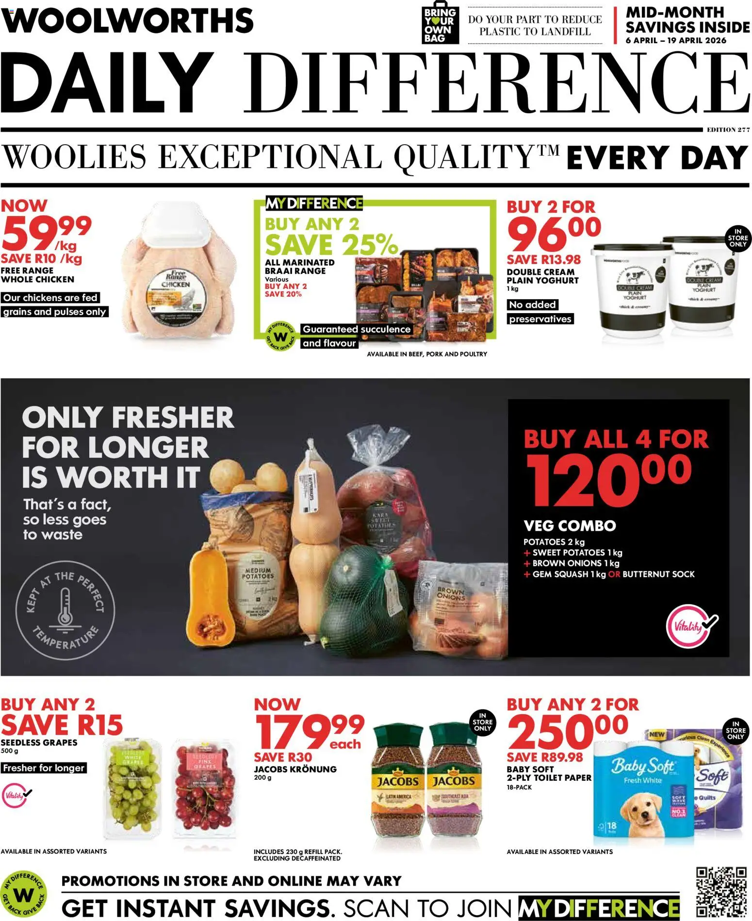 Woolworths Specials - page 1- valid from 06/04/2026