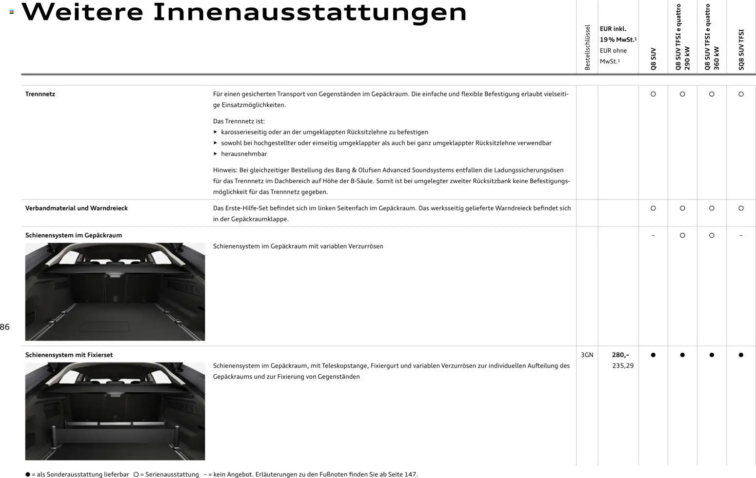 Audi Q8 - Seite 86 - gültig ab 06.11.2025