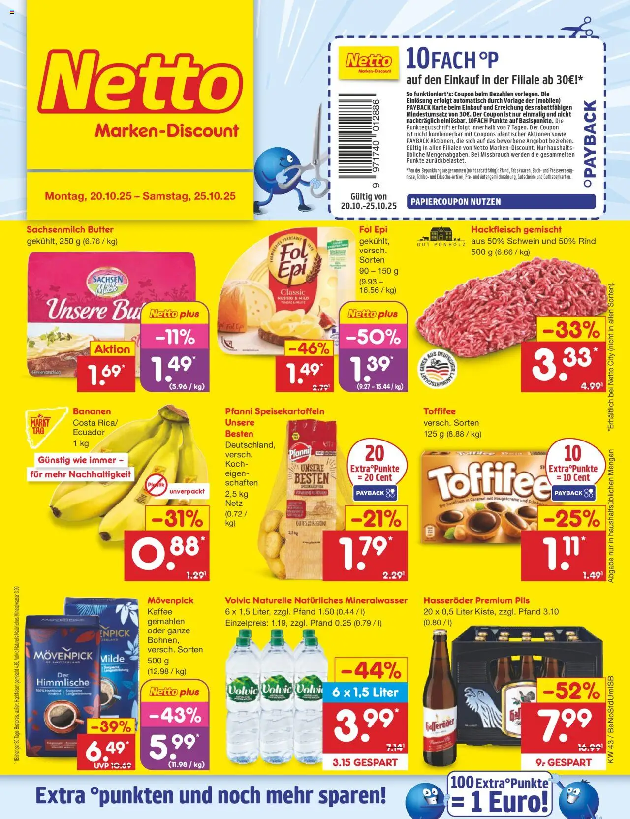 Netto Marken-Discount Prospekt 	 - Seite 1 - gültig ab 20.10.2025