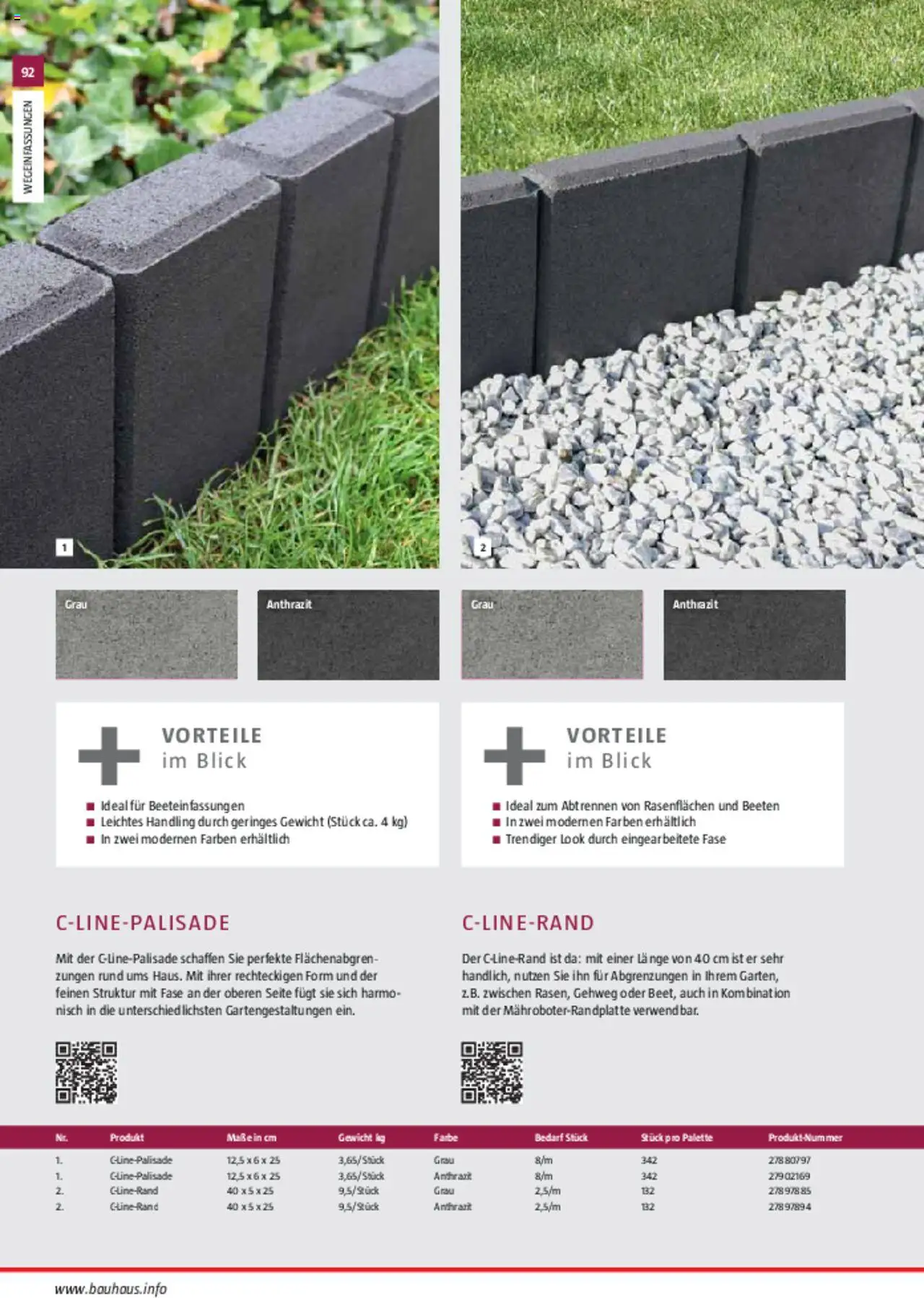 Bauhaus Gartenbaumaterialien 2025 - Seite 92- gültig ab 11.03.2025