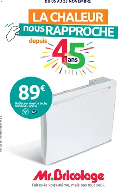 Aperçu Mr. Bricolage catalogue La Chaleur nous rapproche valable à partir du 05/11/2025