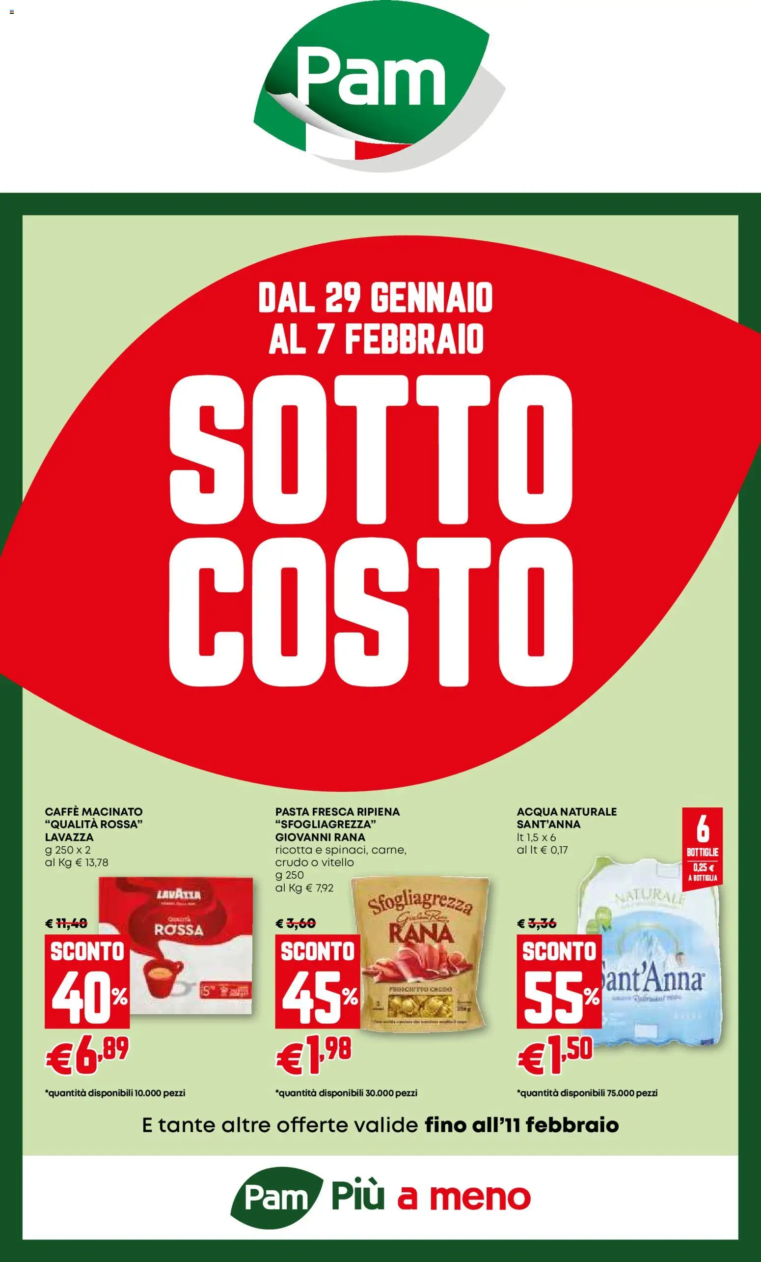 Volantino PAM	 - pagina 1 - valido dal 29/01/2026
