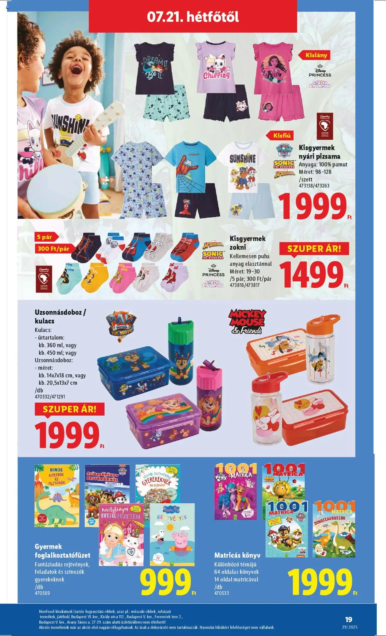 Lidl - Nonfood kínálatunk - 19oldal - érvényes 2025.07.17.-tól