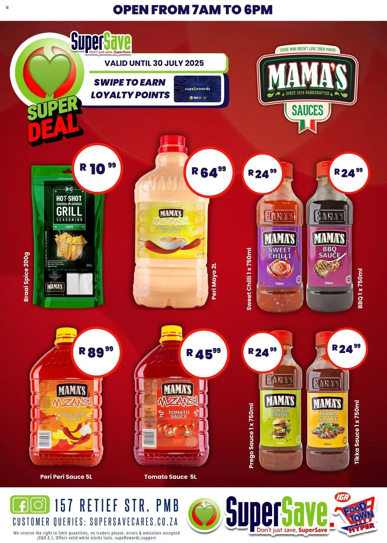 Super Save Mama’s finest - page 3- valid from 11/07/2025