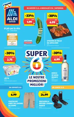 Vorschau Aldi Volantino gültig ab 21.08.2025