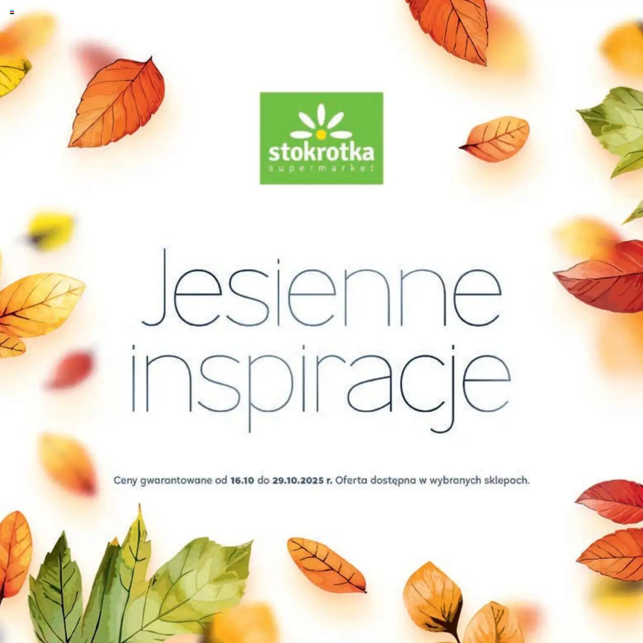 Stokrotka Gazetka - Jesiennie Inspiracje - strona 1- ważny od 16.10.2025