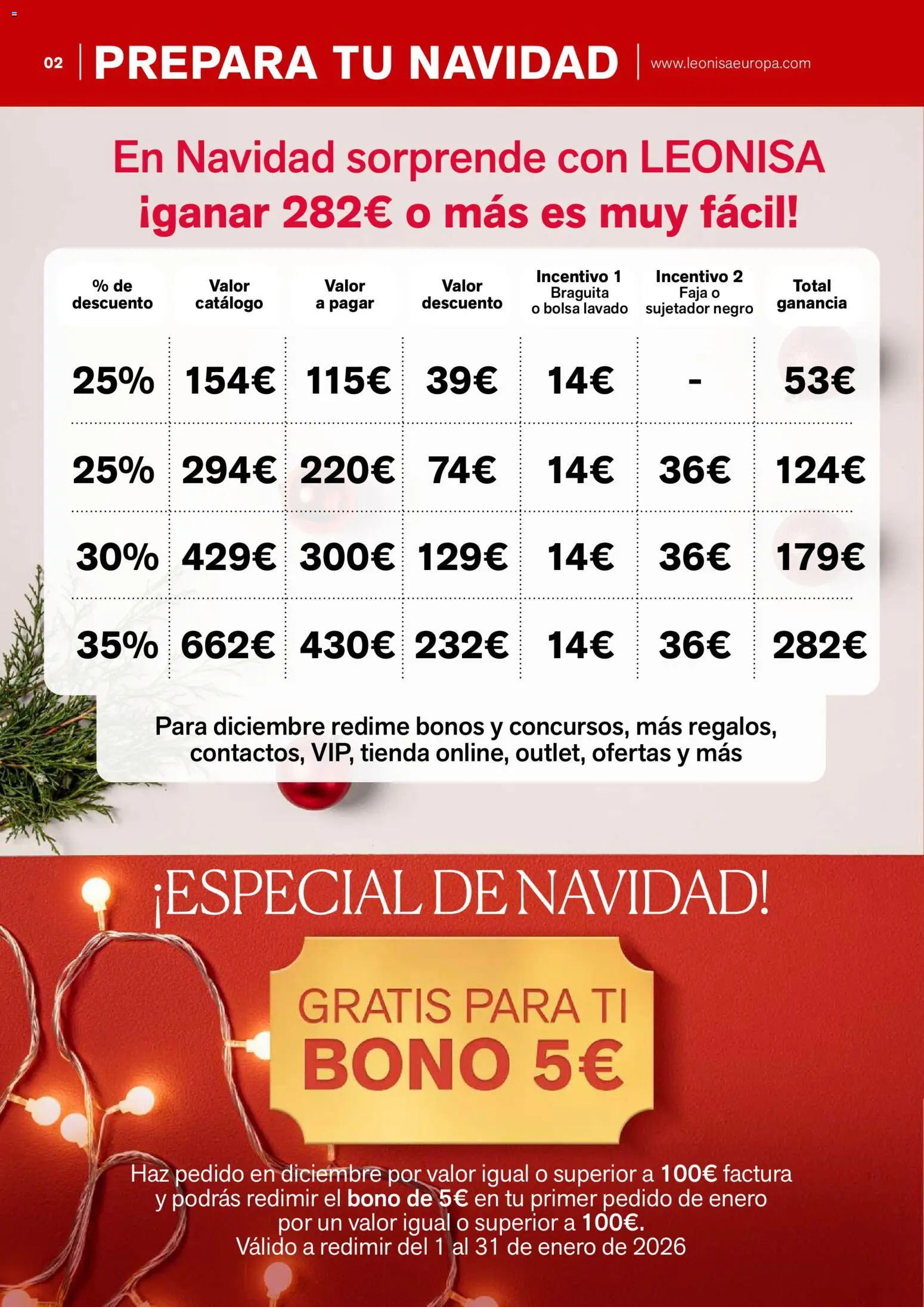 Leonisa folleto - Página de 2 - Válido desde 01/12/2025